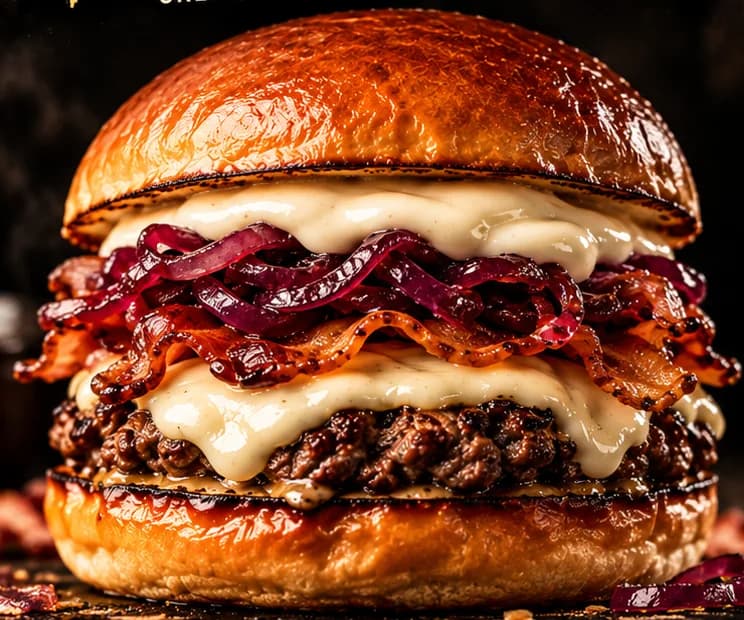 Intocável: Catupiry, bacon crocante e cebola roxa caramelizada com Molho Tentação.